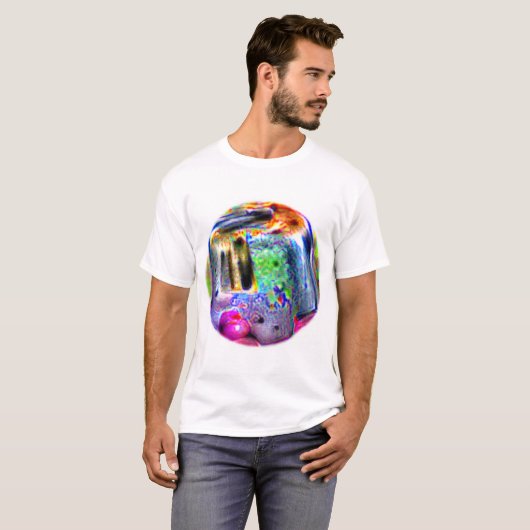 T-shirt Become A Toaster (Devant entier)