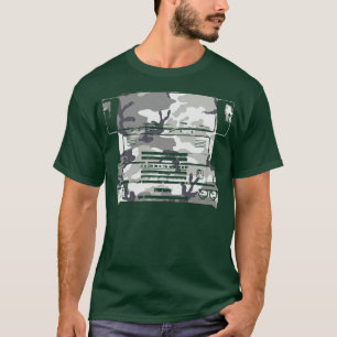 T-shirt Bedford TM 1980s classique camouflage urbain camio