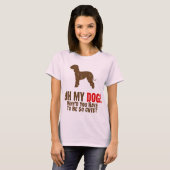 T-shirt Bedlington Terrier (Devant entier)