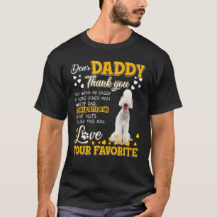 T-shirt Bedlington Terrier Cher Papa Merci D'Être