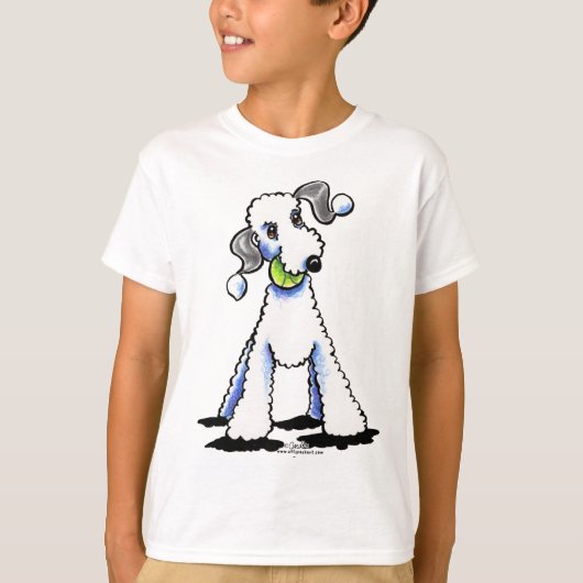 T-shirt Bedlington Terrier Jouons (Devant)