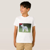 T-shirt Bedlington Terrier mignon (Devant entier)