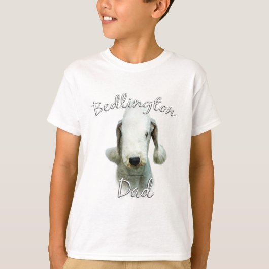 T-shirt Bedlington Terrier Papa 2 (Devant)