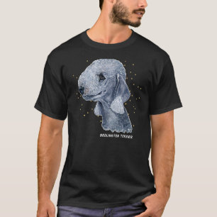 T-shirt Bedlington Terrier Portrait 4 Animal Bedlington Ch