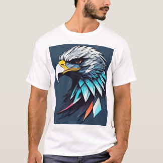 T-shirt bedrukte adelaar