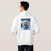 T-shirt bedrukte adelaar (Achterkant volledig)