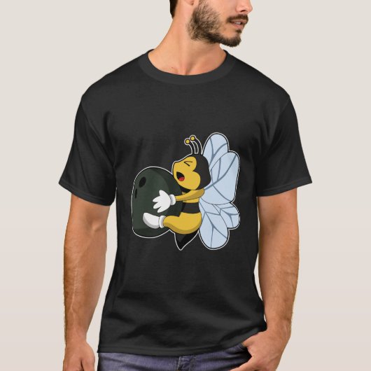 T-shirt Bee at Bowling (Devant)