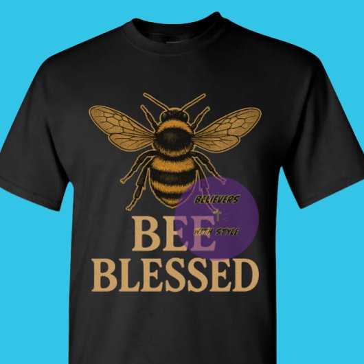 T-shirt Bee Blessed - Christian