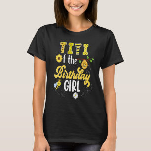 T-shirt Bee Bumblebee Girl Anniversaire Hive Sweet 1ère Pa