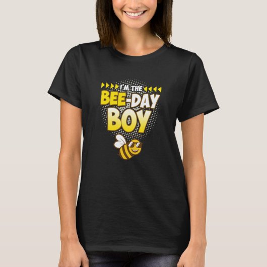 T-shirt Bee Day Boy Honey Beekeeper Apiary Beekeeper Graph (Devant)