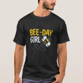 T-shirt Bee Day Girl Honey Beekeeper Apiary Beekeeping Gra (Devant)