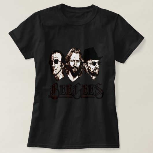 T-shirt Bee Gees Pour Hommes Et Femmes Cadeaux De Ventilat (Design devant)