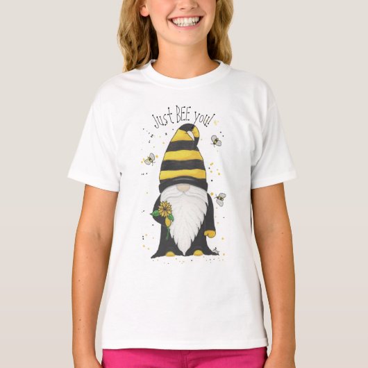 T-shirt Bee Gnome - Juste BEE you! (Devant)