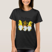 T-shirt Bee Happy Bee Gnome Spring (Devant)