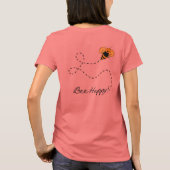 T-shirt Bee Happy Physics Cartoon Tee (Dos)