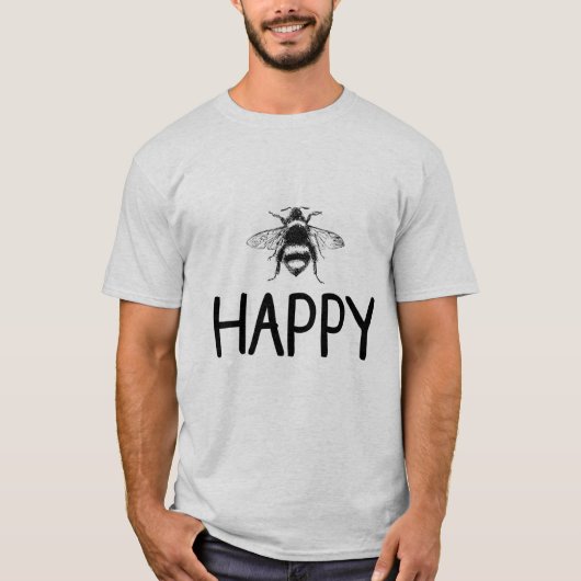 T-SHIRT BEE HEUREUX (Devant)