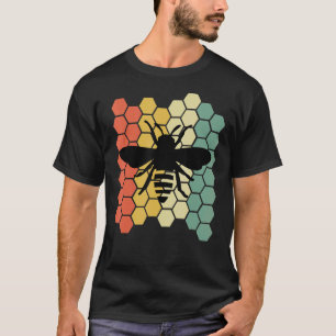 T-shirt Bee Honeycomb apiculteur Vintage apiculteur apicul