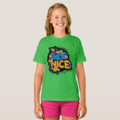 T-SHIRT BEE JOLIE FLEURS FLEURIES COLORÉES (Devant entier)