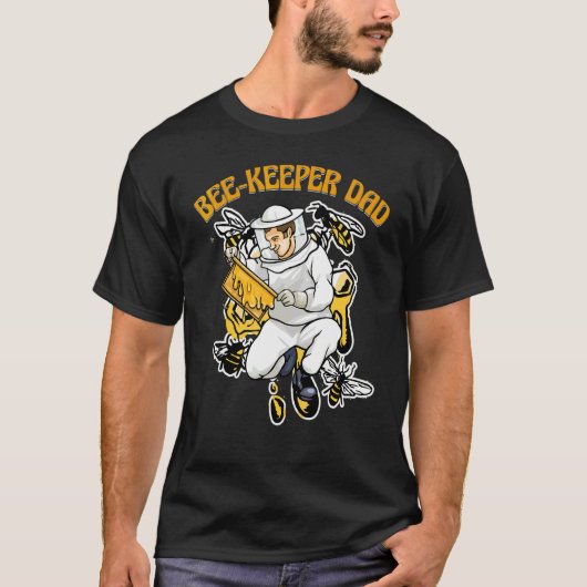 T-shirt Bee Keeper Papa (Devant)