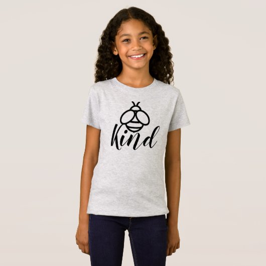 T-Shirt Bee Kind be nice bumblebebebe design graphique (Devant entier)