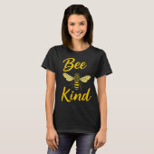 T-shirt Bee Kind Sitive Quote Cute Funny Design For Kids (Devant entier)