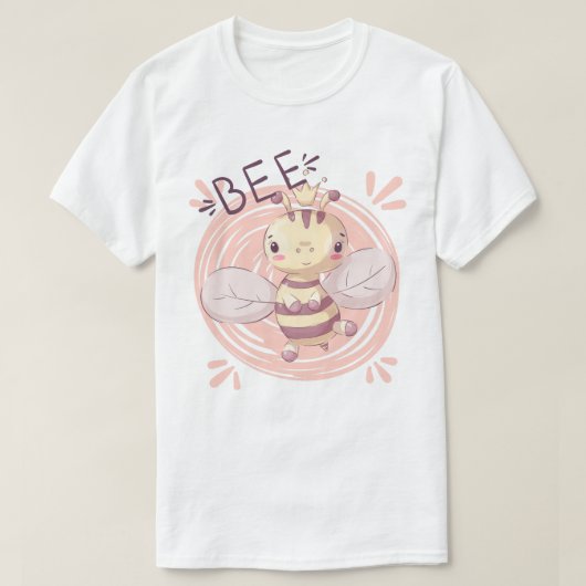 T-shirt Bee mignonne (Design devant)