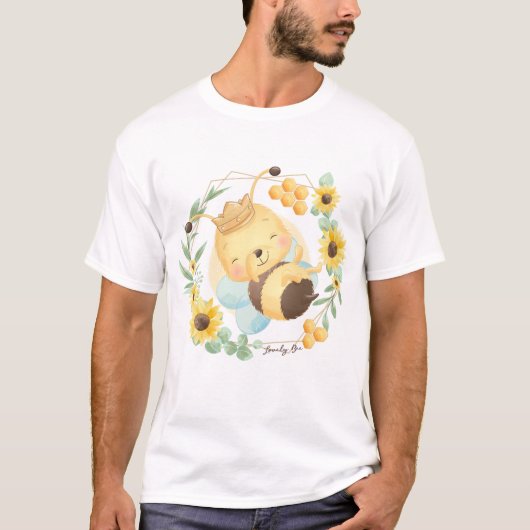 T-shirt Bee mignonne (Devant)