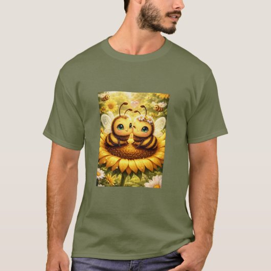 T-shirt BEE Mine Sunflower (Devant)
