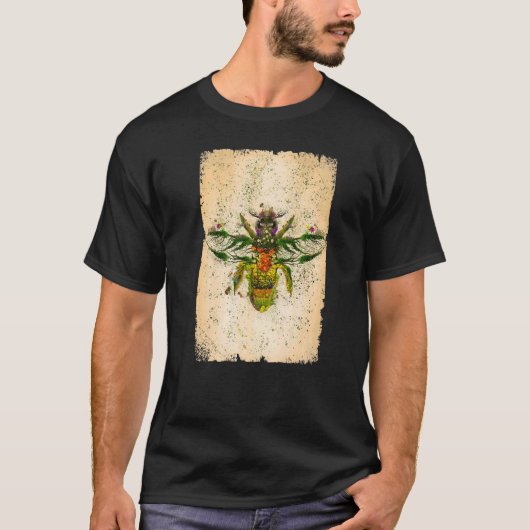 T-shirt Bee Plante Beekeeper Nature (Devant)