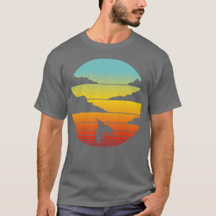 T-shirt Bee Retro Sunset Vintage 60s les années 70 pour ga