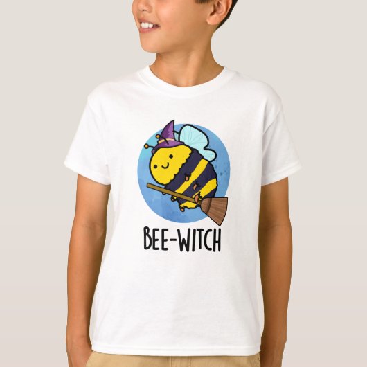T-shirt Bee-sorcière Funny Bee Pun (Devant)