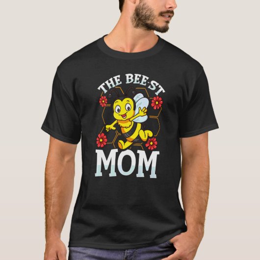 T-shirt Bee St Mom Cute & Tender Pun Thème Pour Motheru (Devant)