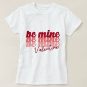 T-shirt Bee Valentine, Retro Valentine's Day,gift for her (Design devant)