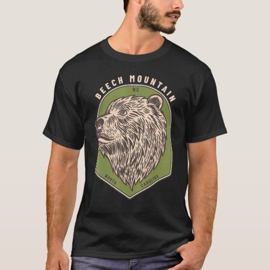 T-shirt Beech Mountain North Carolina Bears Blue Ridge Bea (Devant)