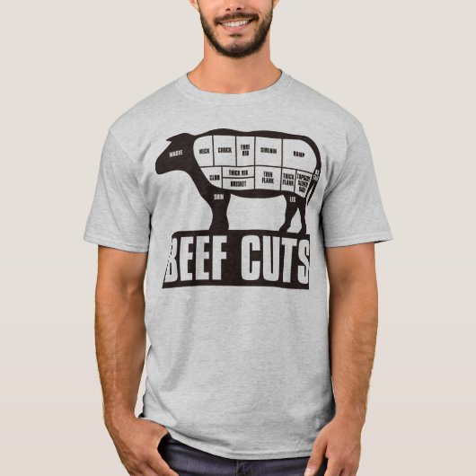 T-shirt Beef_Cuts (Devant)