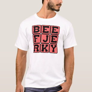 T-shirt Beef Jerky, friandise déshydratée