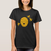 T-shirt Beehive With Bees (Devant)