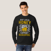 T-shirt Beekeeper Beekeeping Apiarist Honeybee Bee   1 (Devant entier)