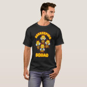 T-shirt Beekeeper Squad Cute Bee Honey Nature Faune (Devant entier)