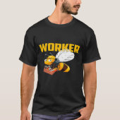 T-shirt Beekeeper Worker Bee Honey Comb Hommes Femmes Enfa (Devant)