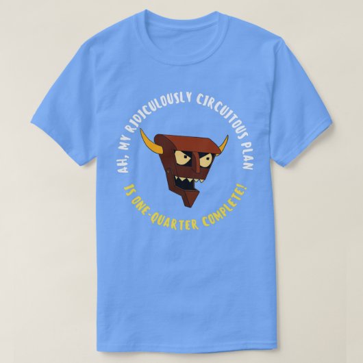 T-shirt Beelzebot La Citation Du Diable Robot  (Design devant)