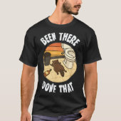 T-shirt Been There Done That Drunk Racoon Funny Bathroom D (Devant)