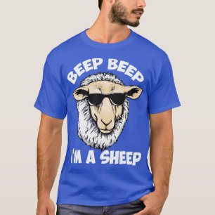 T-shirt Beep Beep Im A Sheep troupeau de moutons lunettes 