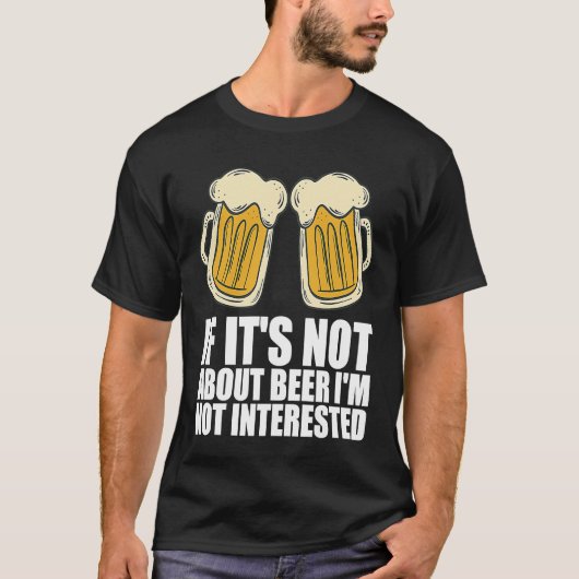 T-shirt Beer  Alcohol  Beer drinking (Devant)