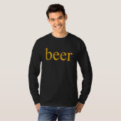 T-shirt Beer Drinking Beer Fan (Devant entier)