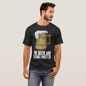T-shirt Beer drinking Drink Beer man (Devant entier)