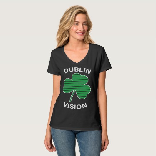 T-shirt Beer  Dublin Vision St Patrick s Day (Devant entier)