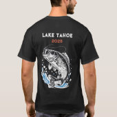 T-shirt "Beer- en vistentrip" - Aanpasbare achterk (Achterkant)