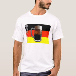 T-shirt Beer Flag T Chemise.