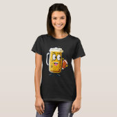 T-shirt Beer Glas Football (Devant entier)